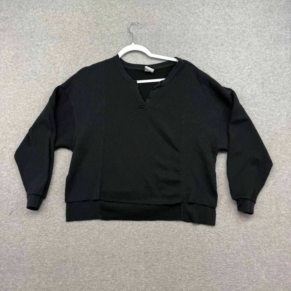 Nike Womens Yoga Luxe Top DJ8449 Dri-Fit Loose Long Sleeve Cover-Up Shirt Medium